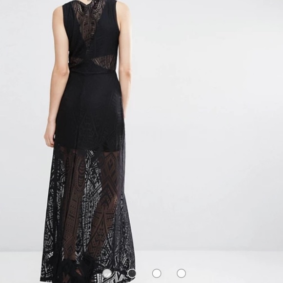 BCBG MaxAzria Sleeveless Maxi Dress in Lace XS - Picture 2 of 7